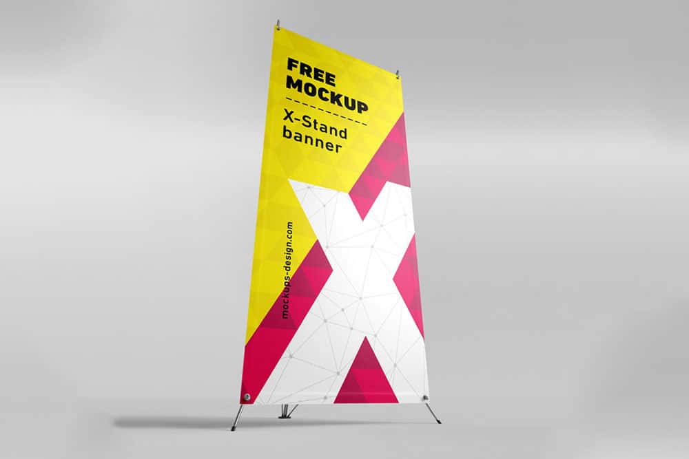 stand banner mockup
