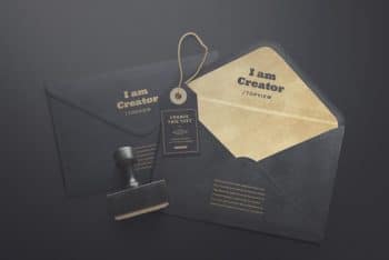 Free Creator Scene Design Mockup in PSD