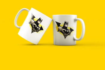 Super Mug Design PSD Mockup