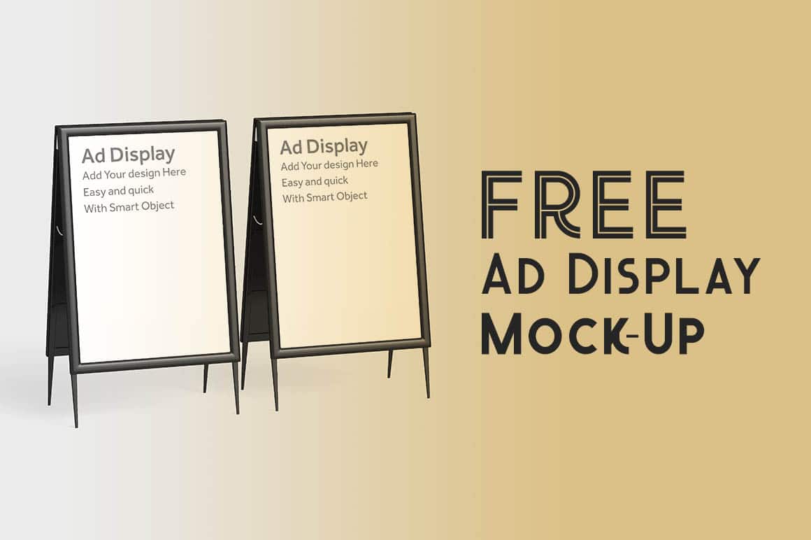 Physical Advertisement Display Stand