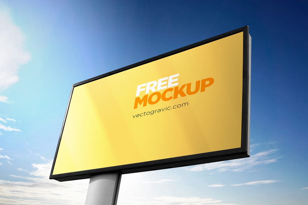 Download Signboard PSD Mockup Download For Free | DesignHooks
