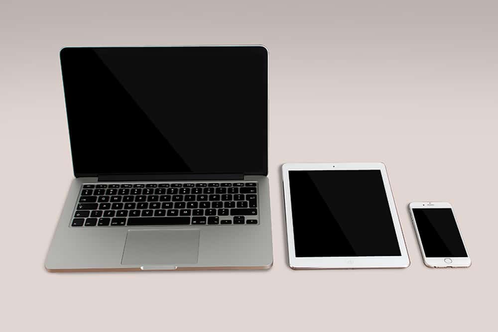 Download Download This Free Apple Products Mockup in PSD - Designhooks
