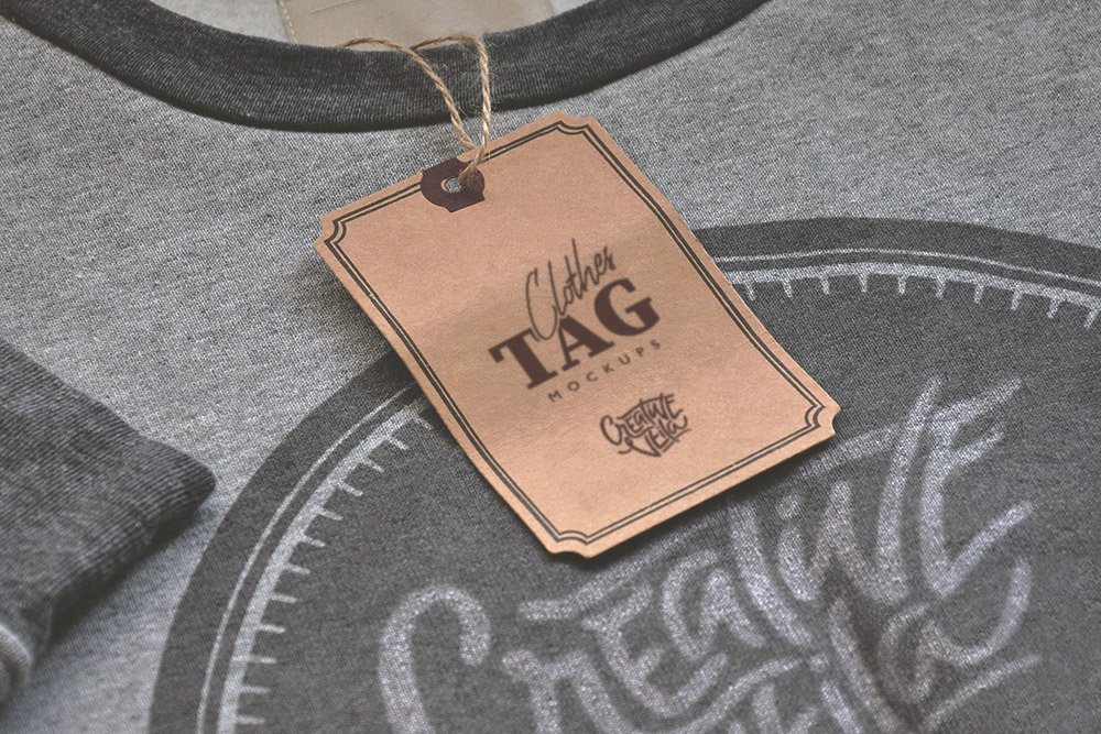 Download Download This Clothes Tag Mockup in PSD - Designhooks Free Mockups