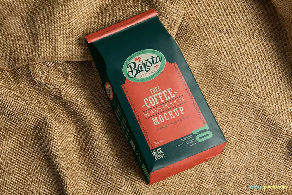 Download This Free Coffee Bag Mockup In PSD - Designhooks