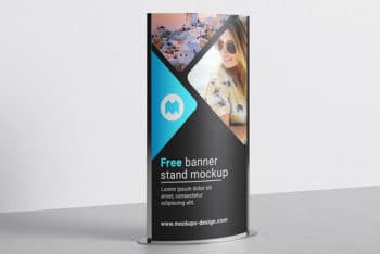 Download This Free Display Stand Mockup in PSD - Designhooks