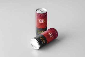 Free Download Beverage Can Mockup