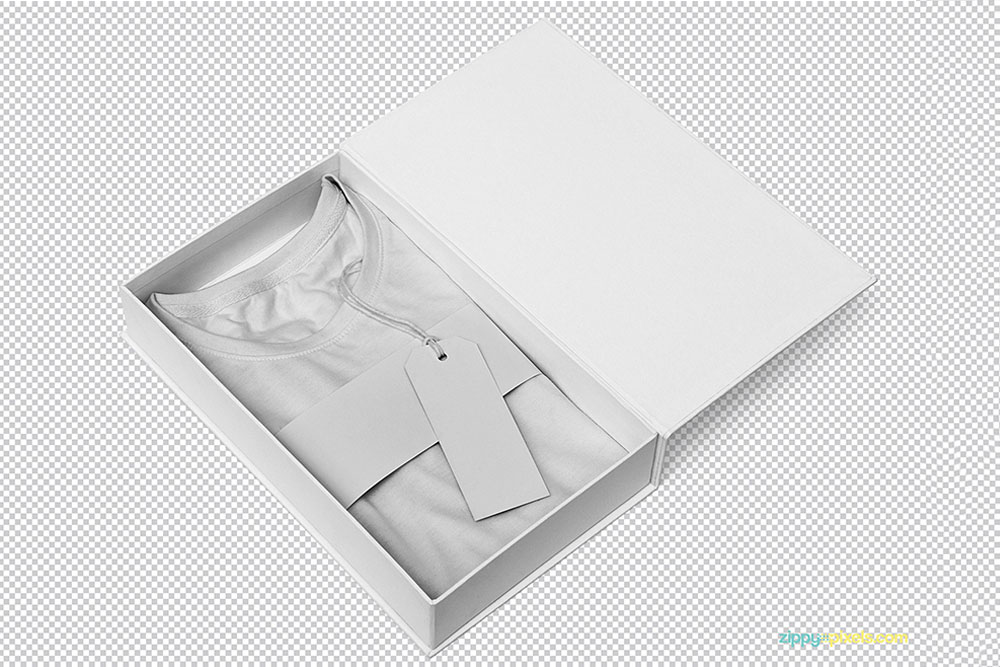 Free Download Folded T-shirt Mockup In PSD - Designhooks