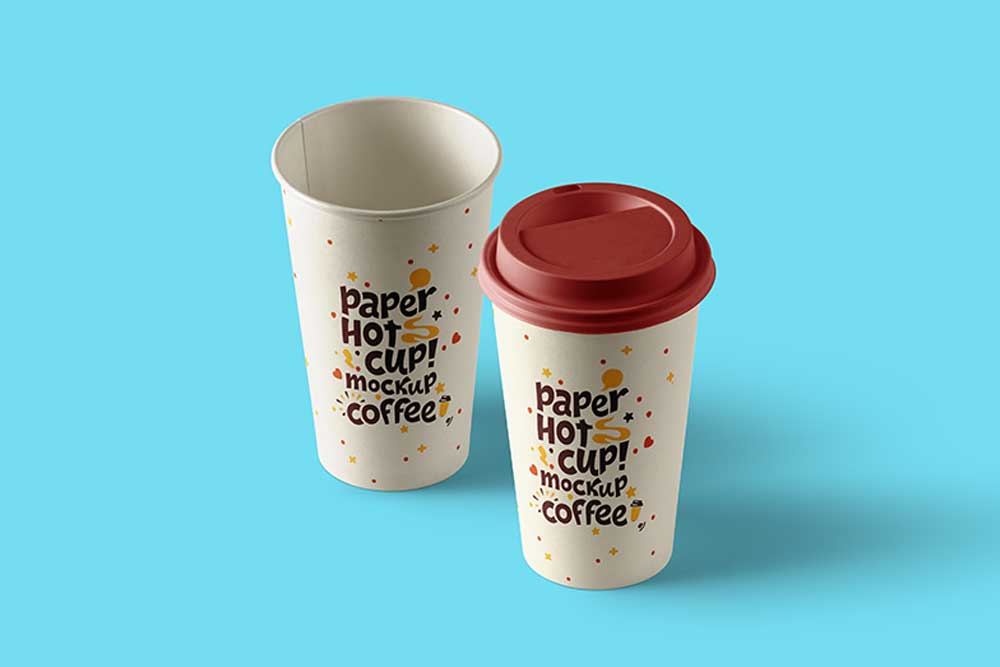 Free Download Paper Cup Mockup in PSD - Designhooks