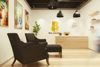 Free Download Reception Signage Mockup