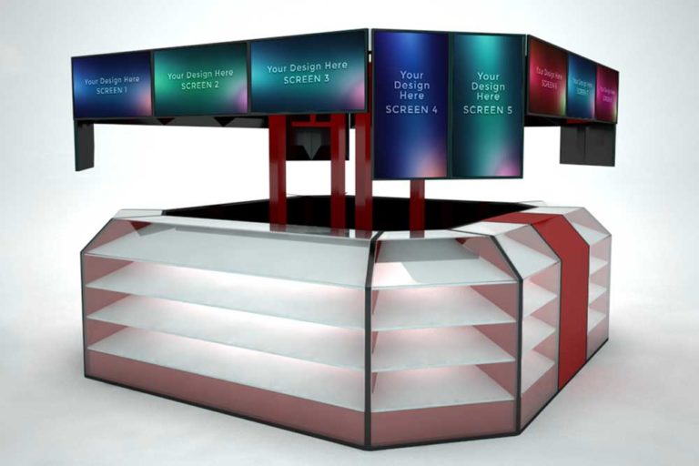 Download This Free Kiosk Mockup In PSD Designhooks