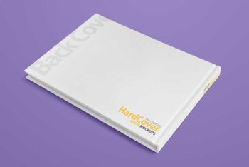 Download This Free Landscape Hardcover Book Mockup - Designhooks