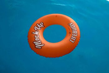 Free Life Buoy Mockup