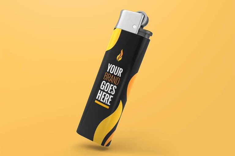 Free Download Lighter Mockup in PSD For Presentation