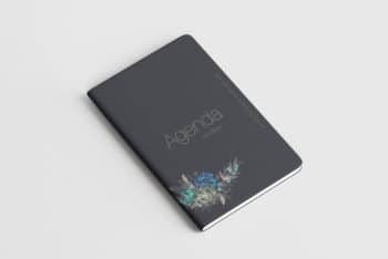 Free Agenda Notebook Mockup