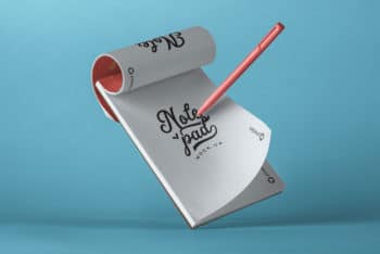 Free Download Notepad Mockup