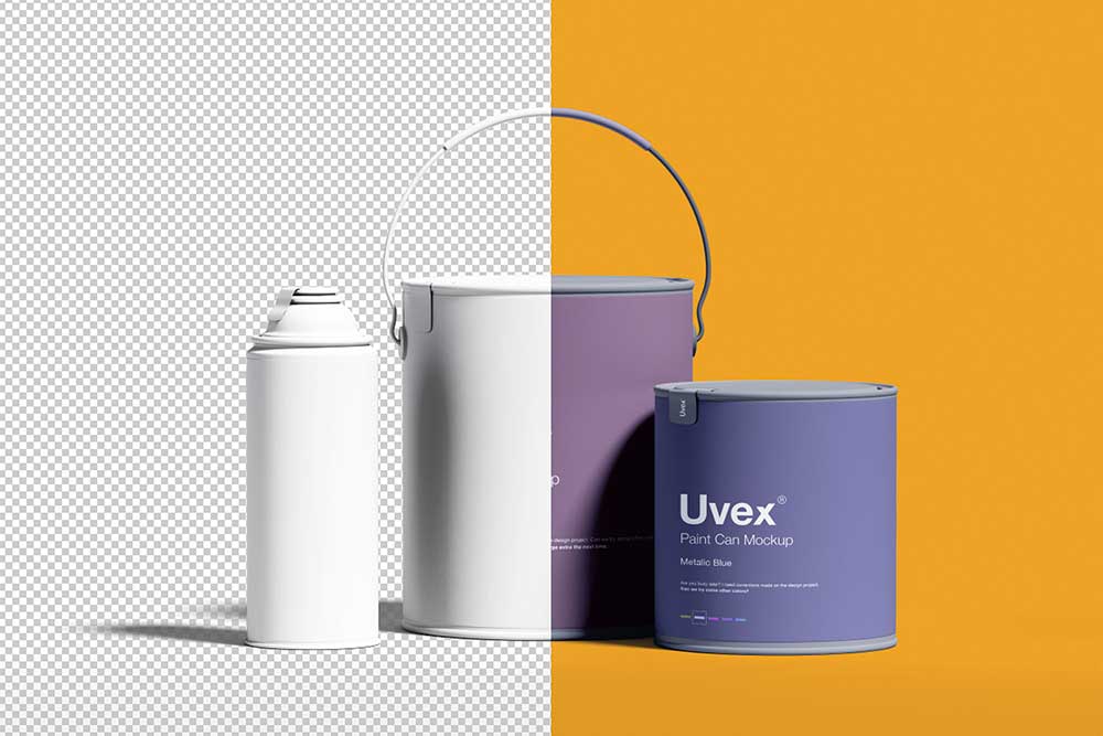 Download Download This Free Paint Packaging Mockup In Psd Designhooks