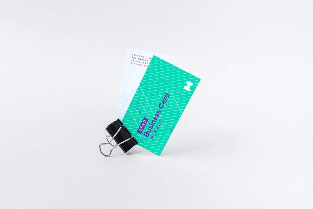 free business card psd mockup