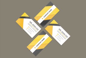 Download This Free PSD Premium Business Card Mockup - Designhooks