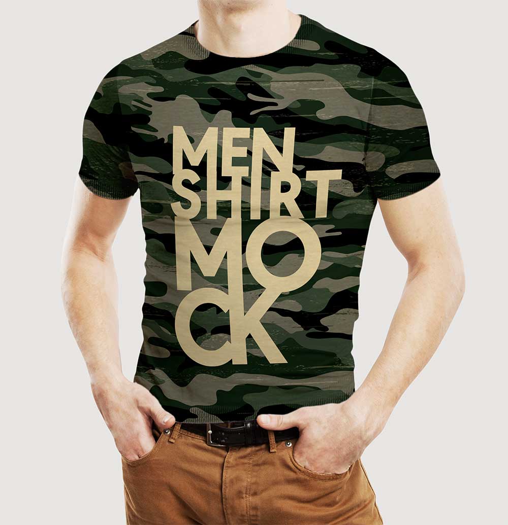 shirt model mockup Mens oversized black t-shirt