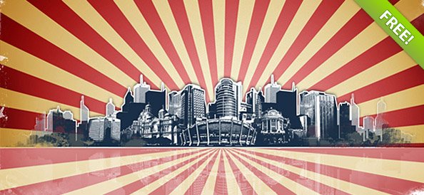 Grunge City Art Design