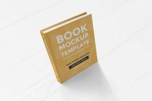 Free Download Hardcover Book Mockup in PSD - Designhooks