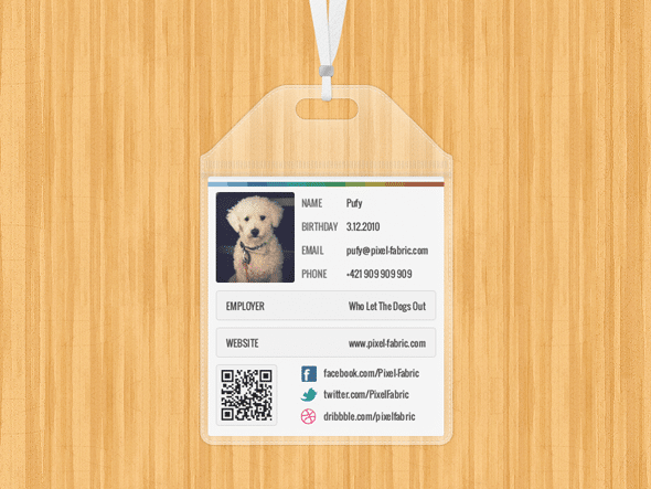 ID Card Plus Plastic Case