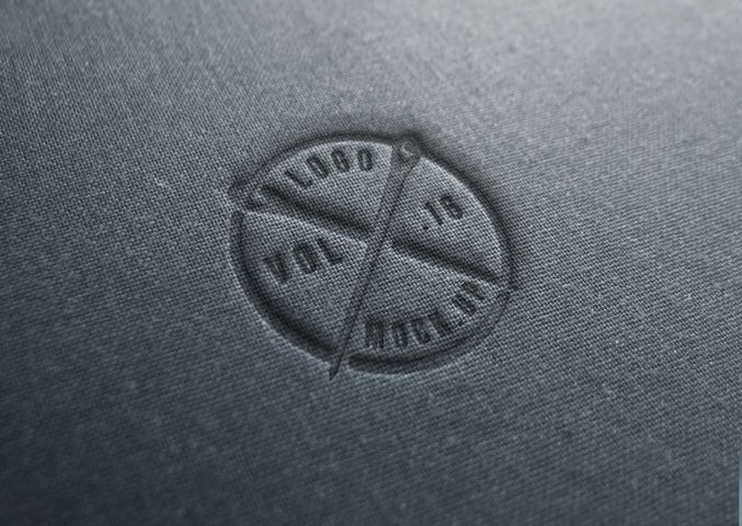 Realistic Linen Logo Design
