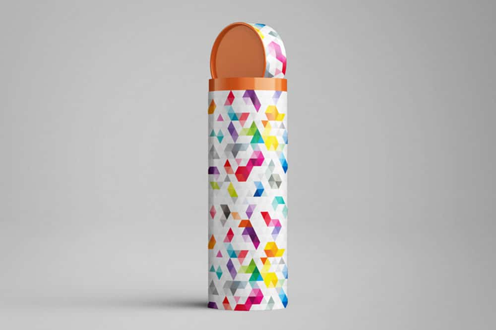 free long tube psd mockup