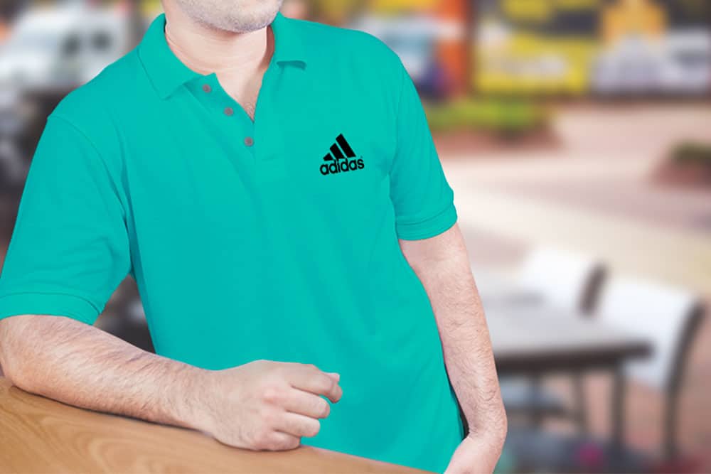 Download This Men Collar Tshirt Mockup In PSD Designhooks