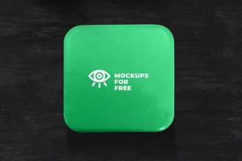 Metal Boxes Packaging Mockup