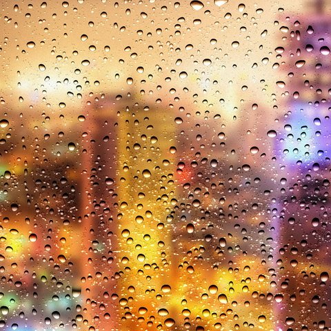Download Free Rain Water Drops Background Mockup in PSD - DesignHooks