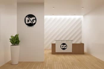 Reception Signage Mockup