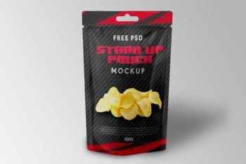 Standup Pouch PSD Mockup