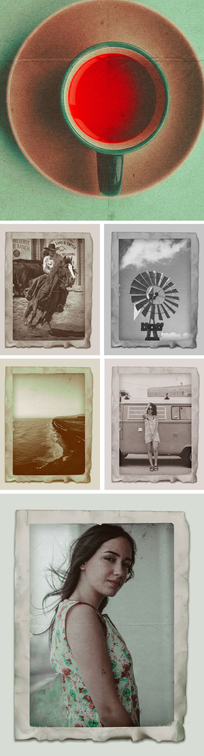Vintage Photo Effect Design