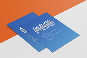 22 Exceptional Flyer Mockups You Must Have 2018