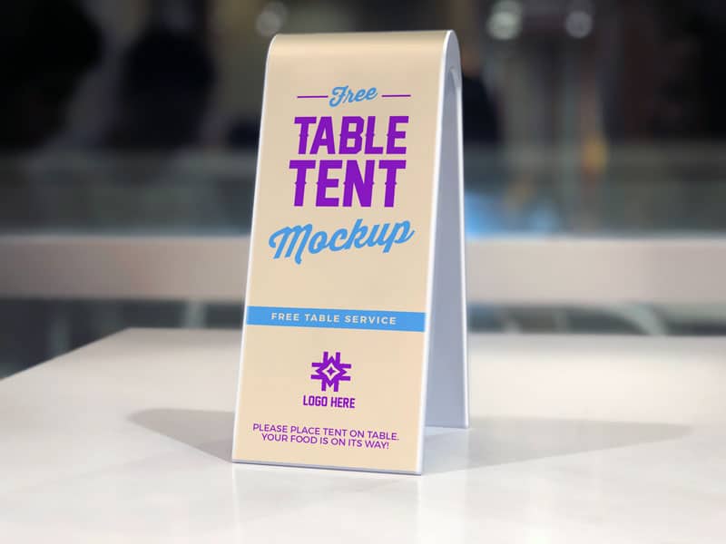 table tent dimensions