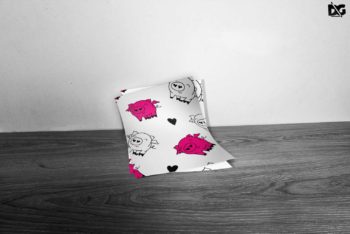 Wall Flyer PSD Mockup Available with Useful Features