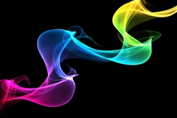 Free Silky Smoke Abstract Background Mockup in PSD