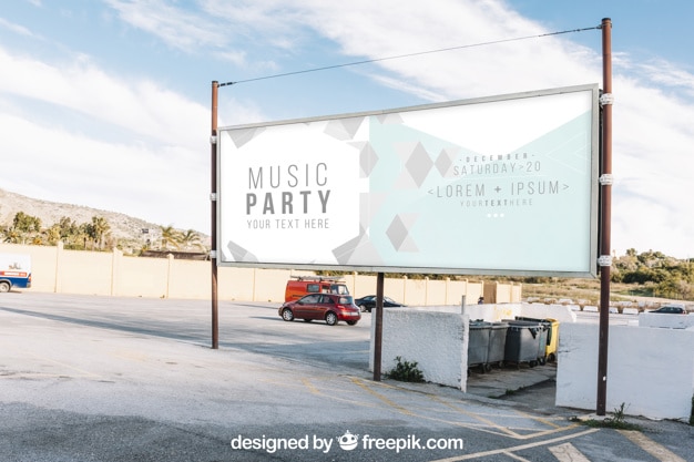 Parking Lot Billboard