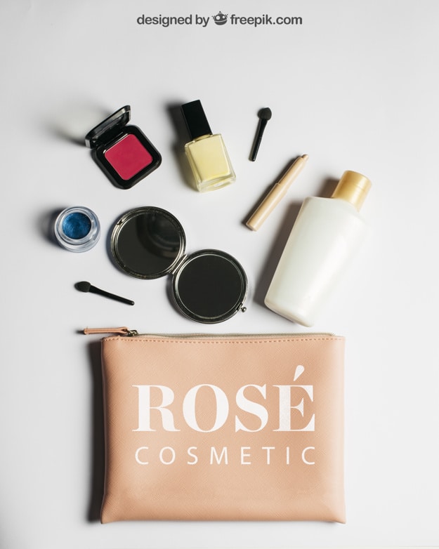 Download Free Cosmetic Products Collection Mockup in PSD - DesignHooks