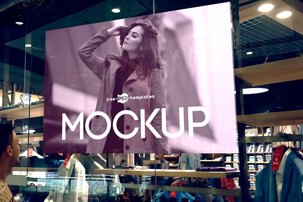 Download Free Shopping Center Advertisement Mockup - Designhooks
