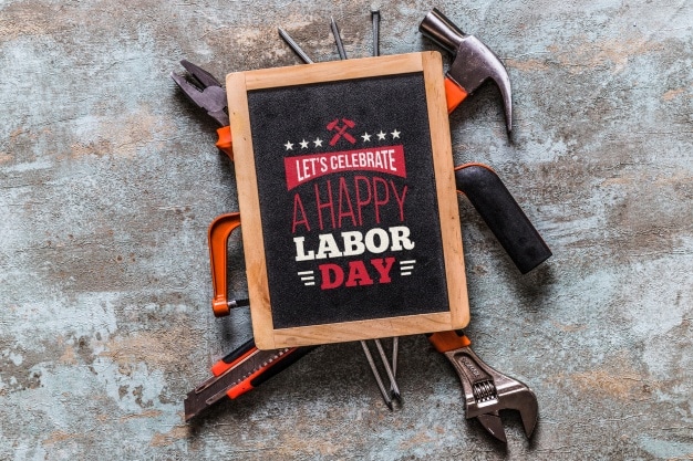 Labor Day Tools Promotion Mockup