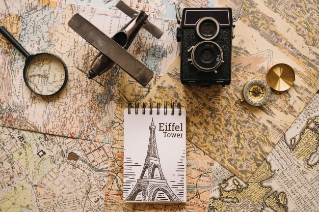 Retro Travel Concept