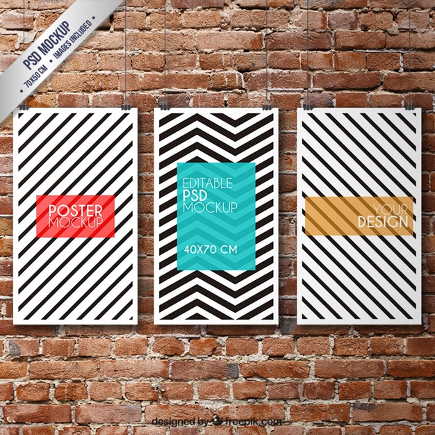 Striped Poster Design