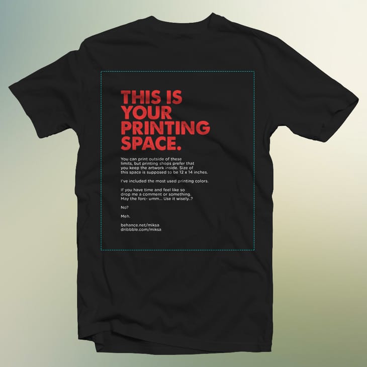 Download Free Shirt Advertising Design Mockup in PSD - DesignHooks