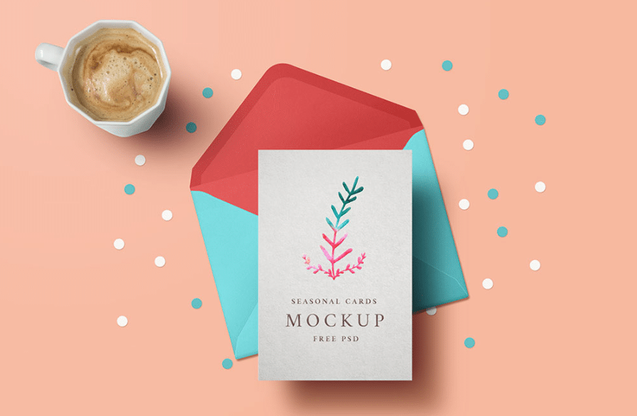 Download Holiday Greeting Card PSD Mockup Download for Free ...
