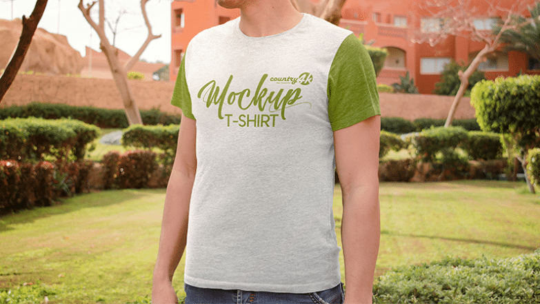 Download Men T-shirt Mockup PSD Template Download for Free | DesignHooks