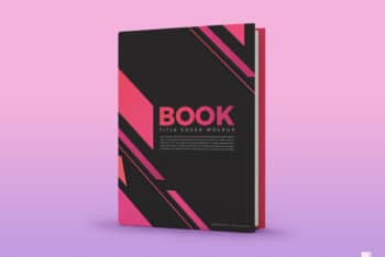 Sober Book Cover PSD Mockup for Free