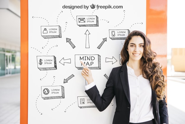 Business Presentation Plus Woman