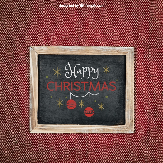 Happy Christmas Chalkboard
